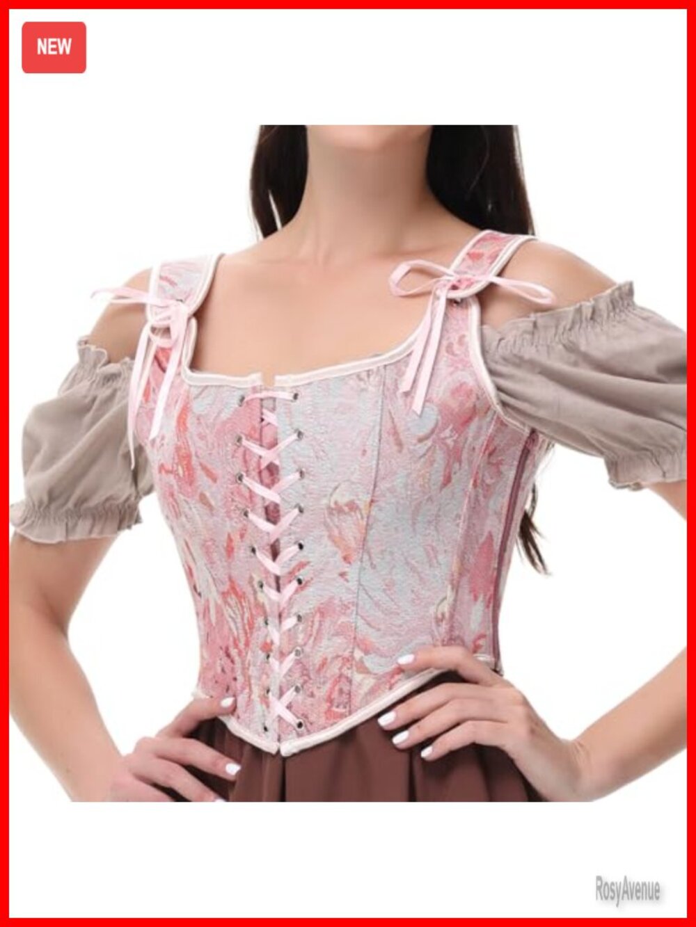 Vintage Floral Embroidered Corset Camisole Women's Shapewear Bustier